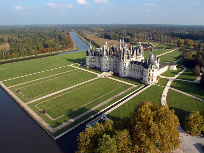 Giardini di Chambord- Vista dall'alto