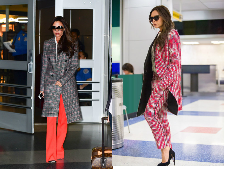 Cosa indossare in volo- Victoria Beckham