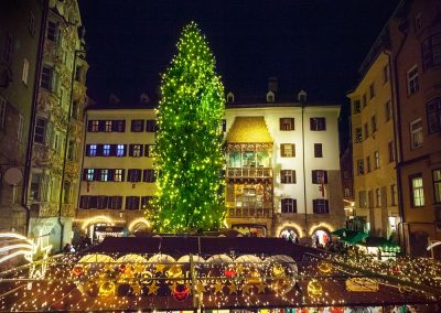 Christmas,Tree,In,Innsbruck,,Austria